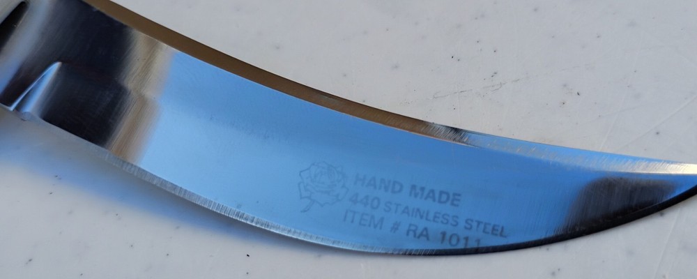Vintage Rose Hand Made Knife