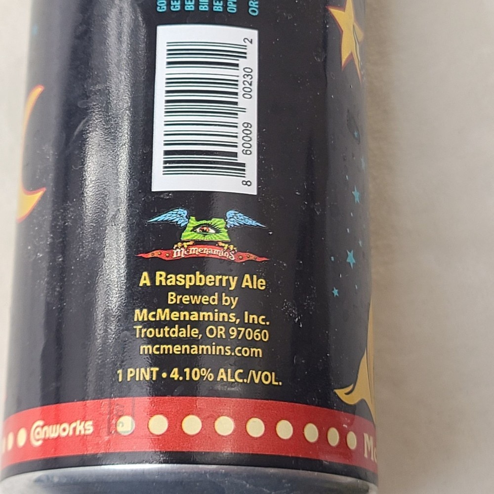 McMenamins Ruby Ale Empty Beer Can Bottom Opened Portland Oregon Raspberry Ale