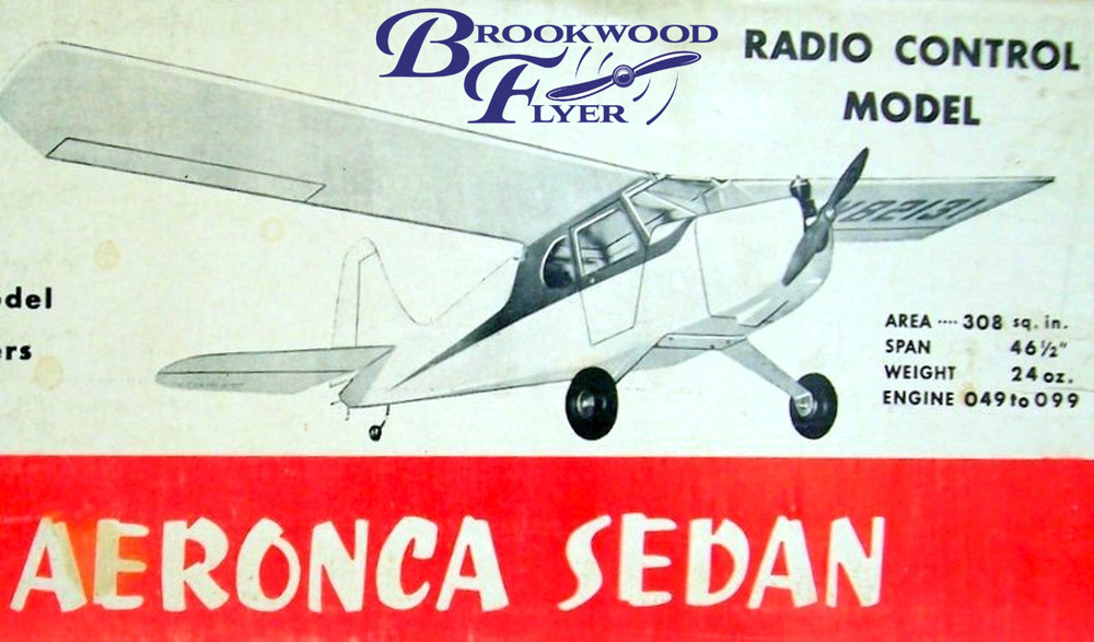 AERONCA SEDAN PLAN & PATTERNS + CONSTRUCTION ARTICLE for 47" RC Model Airplane