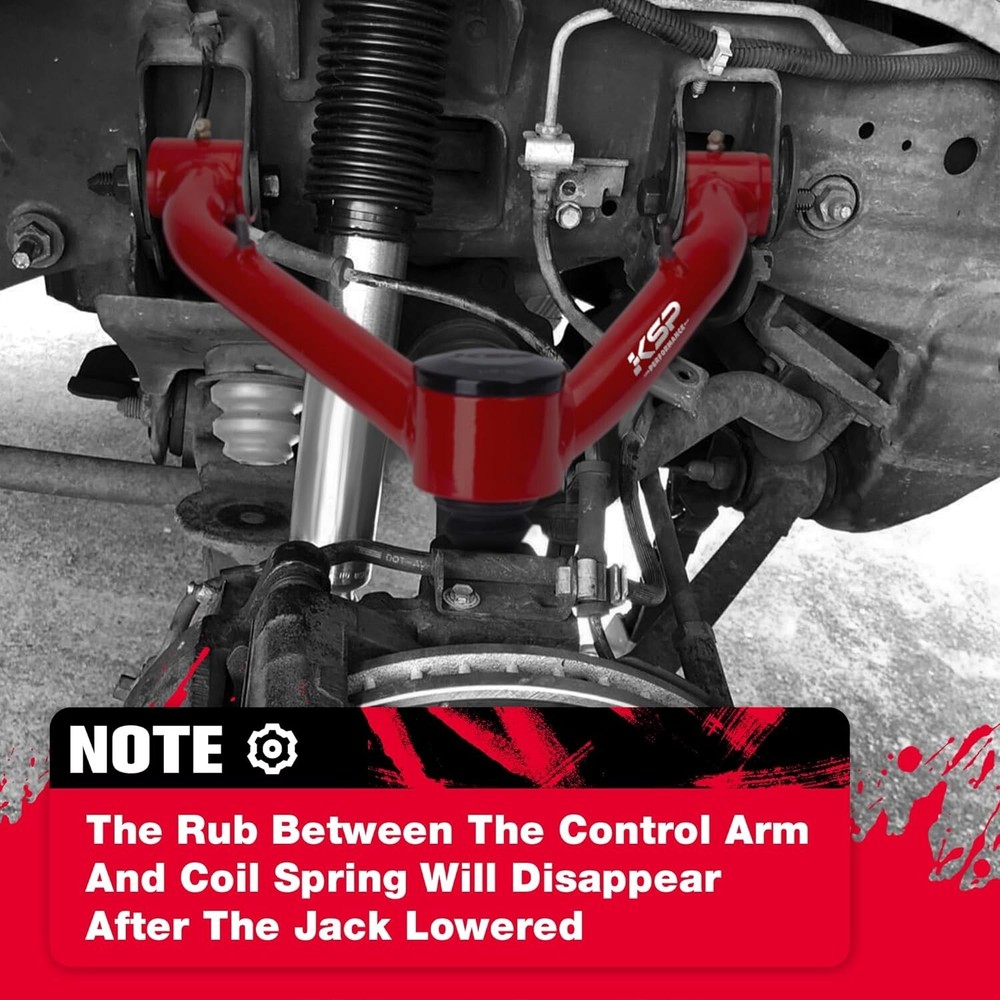 KSP 2pcs 2-4" Adjustable Front Upper Control Arms for Silverado Sierra 1999-2006