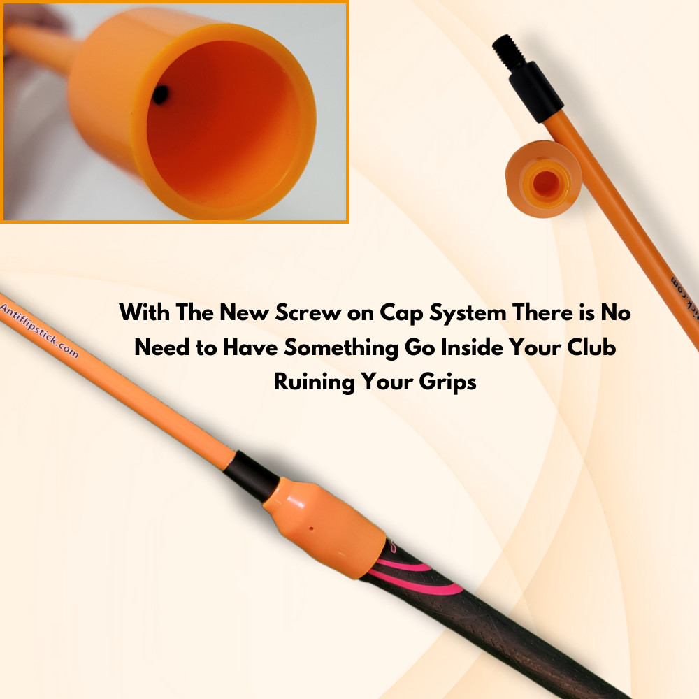 Anti-Flip Stick® Golf Swing Training Aid | Large Grips Version (Open)