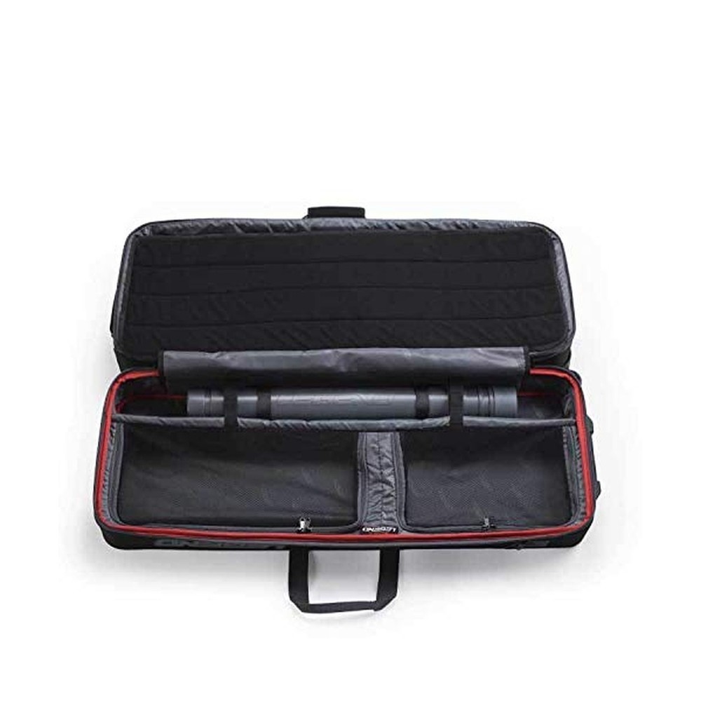 Legend Atom Recurve Bow Case for Archery - Holds 2 Bows, Rolling Wheels, Thic...