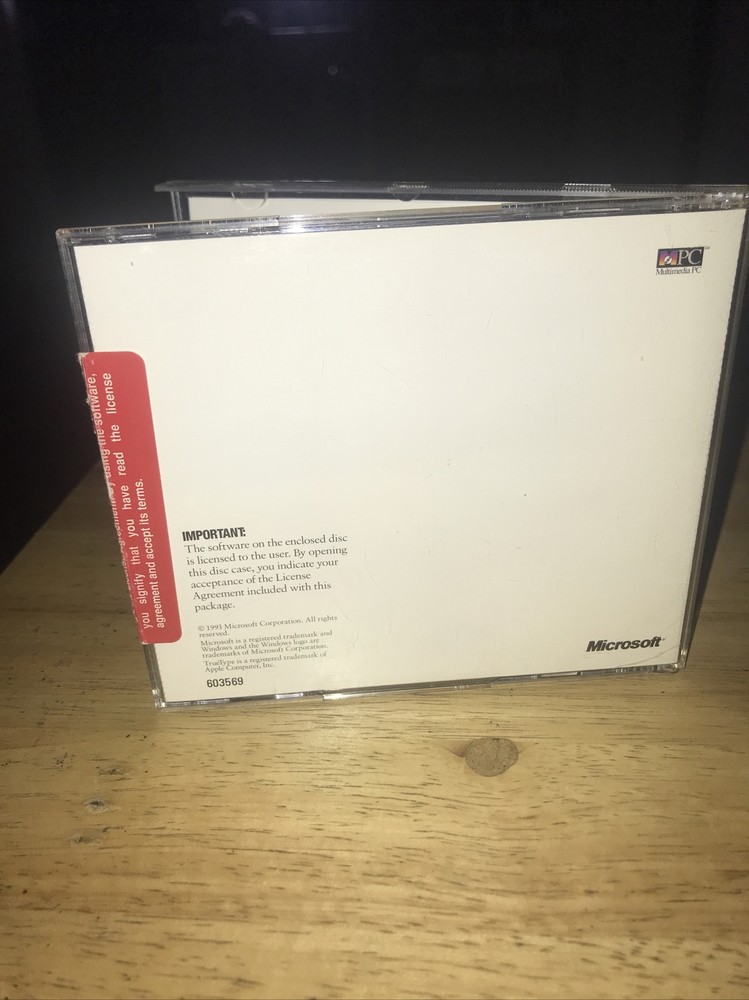 Microsoft Publisher Version 2.0 (1994) Vintage Software Case, Cert. Of Auth Incl