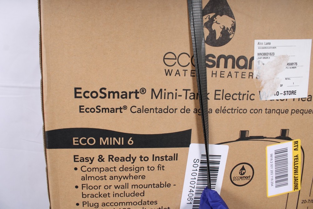 EcoSmart ECO Mini 6 6-Gallon Electric Mini Tank Water Heater 120V Under Sink