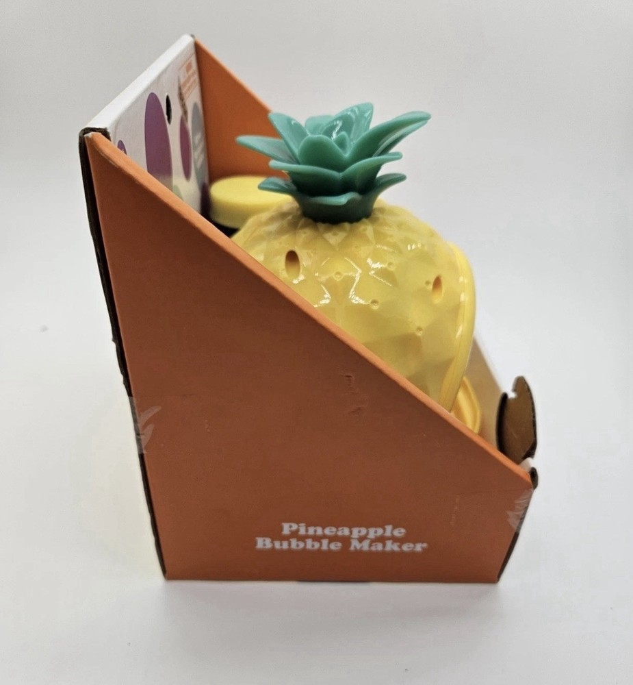 Bubble Maker - Sun Squad™ Pineapple - Battery Bubble Blower - New in Box