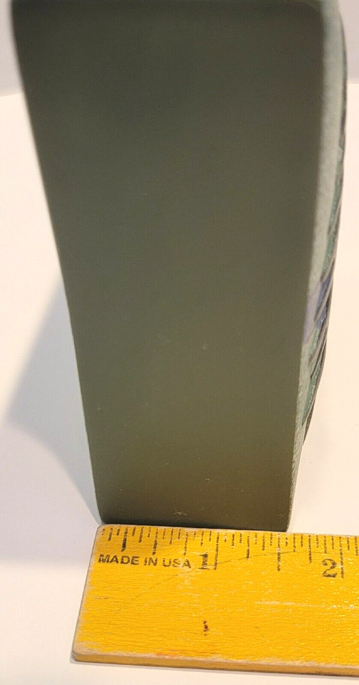 Donna Sharp Rustic Design Bear Lake Hand Painted Embossed Toothbrush Holder EUC