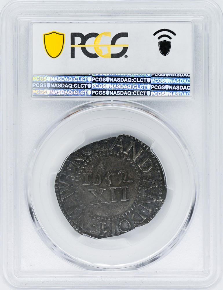 1652 PINE TREE SCHILLING PCGS MS 61