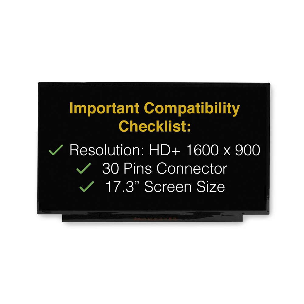 HP 17T-CN200 30 Pins HD+ Screen Replacement LCD Display With Tools