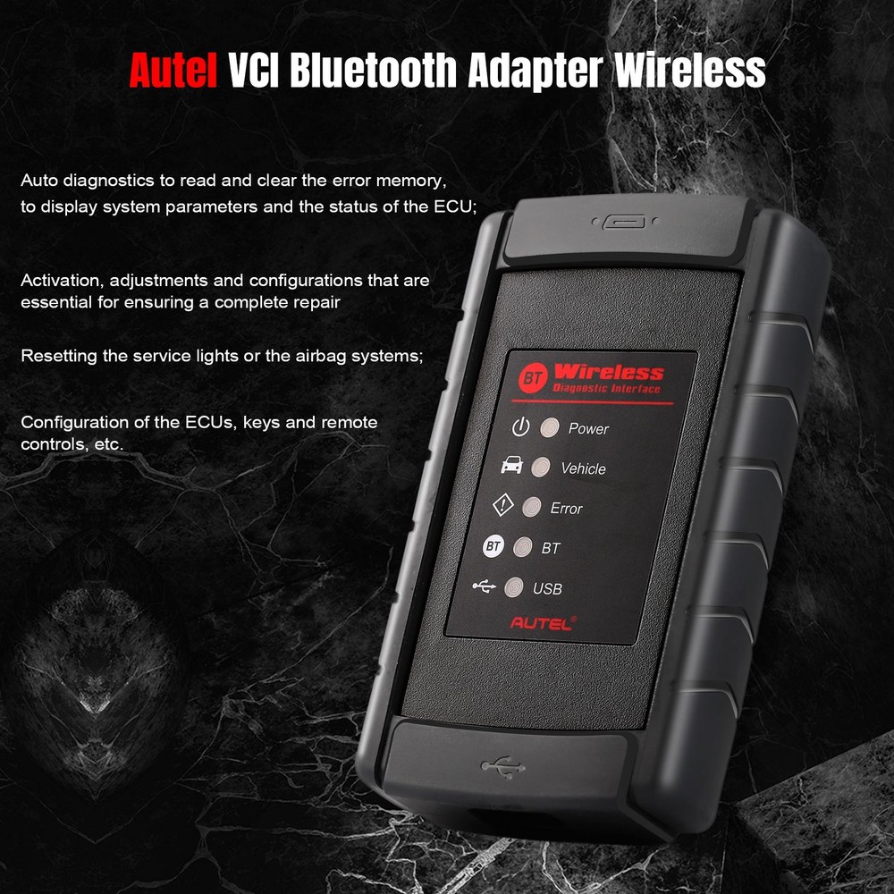 Autel Wireless Diagnostic Interface Bluetooth VCI Device for Autel Maxisys Tool