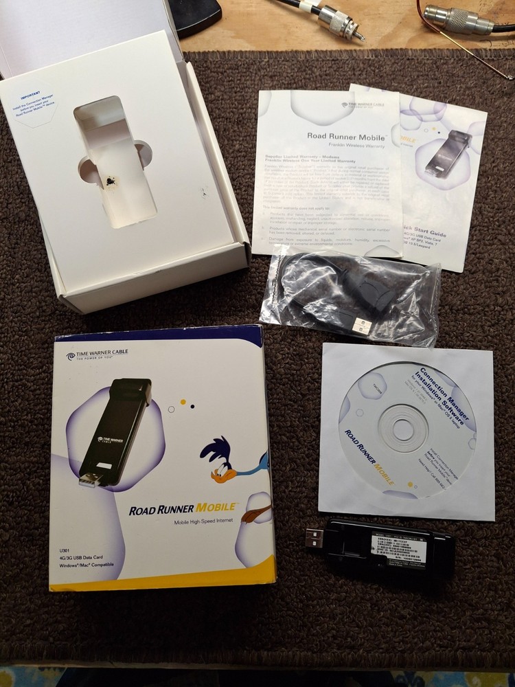 U301 USB Device Time Warner (same as Sprint) 3G/4G Mobile Broadband