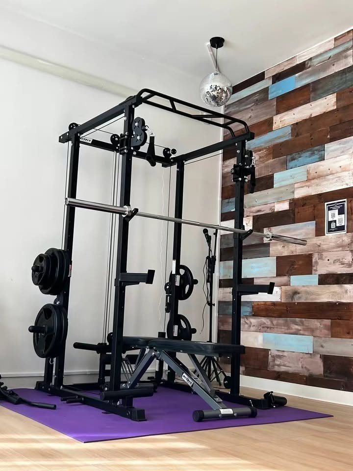RitFit Squat Rack with LAT PullDown/Cable Crossover (already assembled)