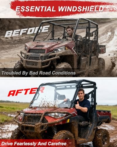 Ranger XP 1000 Ranger Front Full Windshield with Sliding Vented Windshield