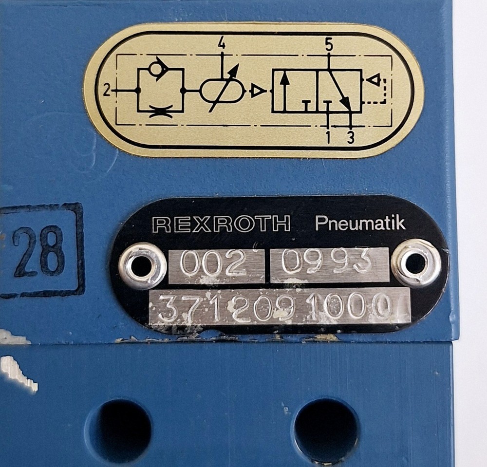 Rexroth 3712091000 Pneumatic Valve