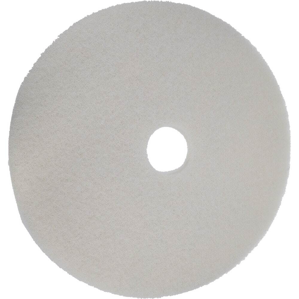 PRO SOURCE Floor Stripping Pads: 5 Pack, White Fine Polyester, 20" Diameter
