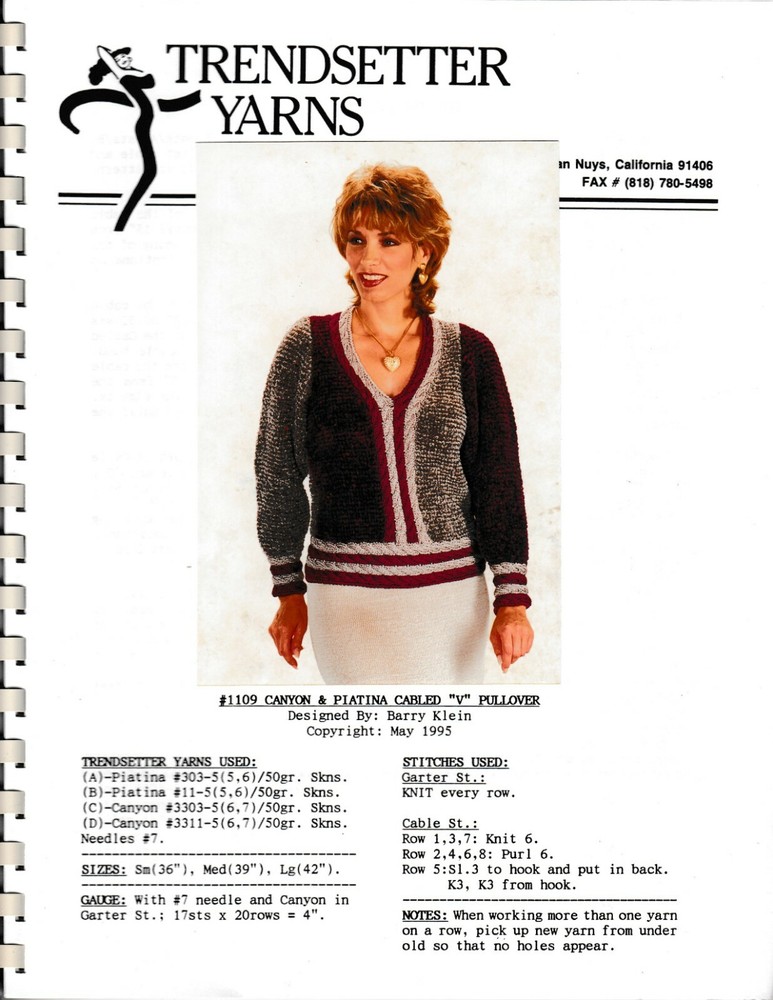 Knit Pullovers and Cardigan Sweaters | Trendsetter Yarns #11