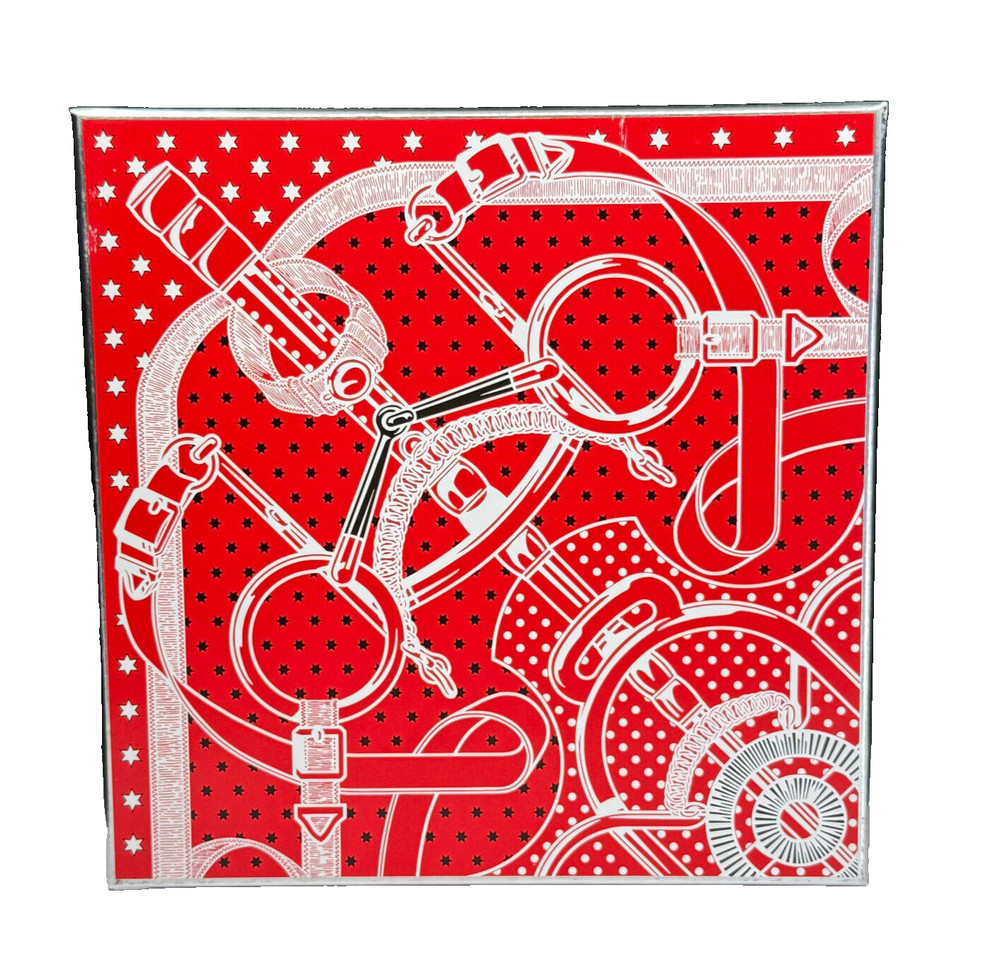 NEW Hermes Empty Multicolor  Gift Boz  - Red/White mix
