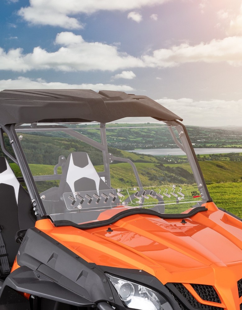 UTV Vented Front Windshield+Soft Upper Door for CFMOTO ZFORCE 800/1000 2018-2022