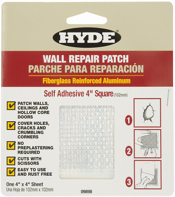 6-Inch Self-Adhesive Aluminum Drywall Patch