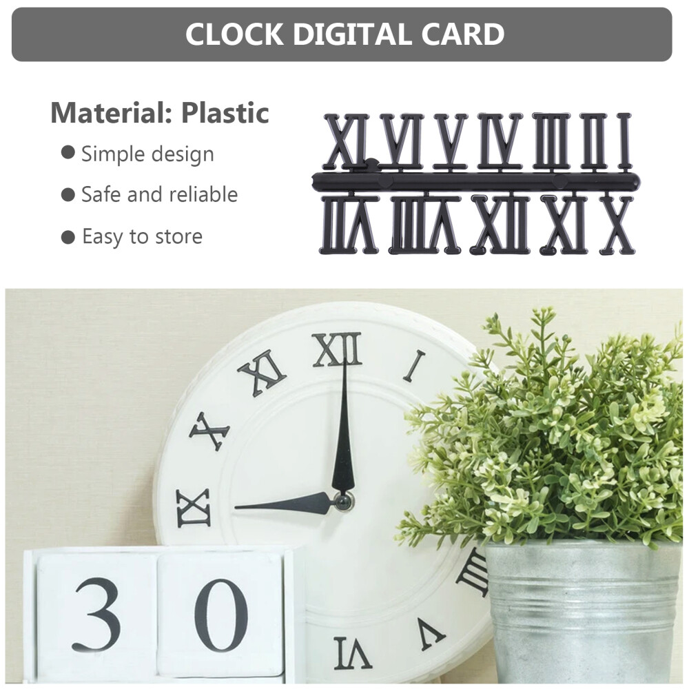 15 Sets Wall Clock Numerals Clock Numerals Roman Numerals for Clock