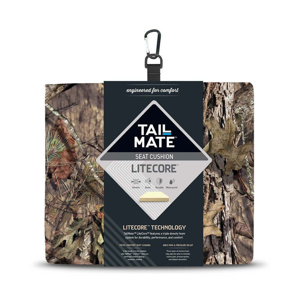 Tail Mate LiteCore Cushion Multilayer Memory Foam GripTech Base (Mossy Oak)