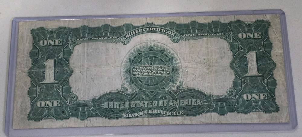 1899 Silver Certificate Black Eagle Large Note $1 Dollar SN T44495216A