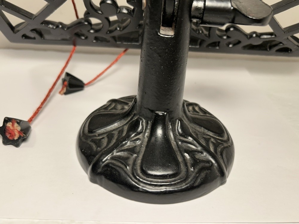 Black Cast Iron Adjustable Recipe Book Holder Weights 12”