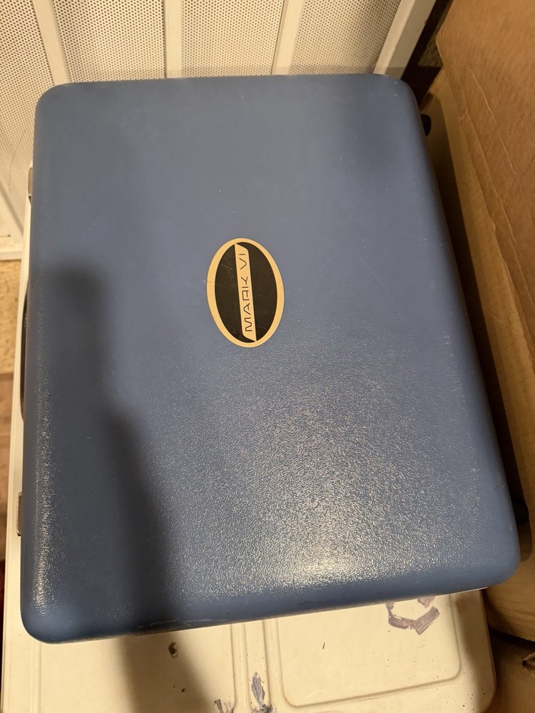 Scientology Professional Mark VI E-Meter Hubbard Electrometer BLUE In Case