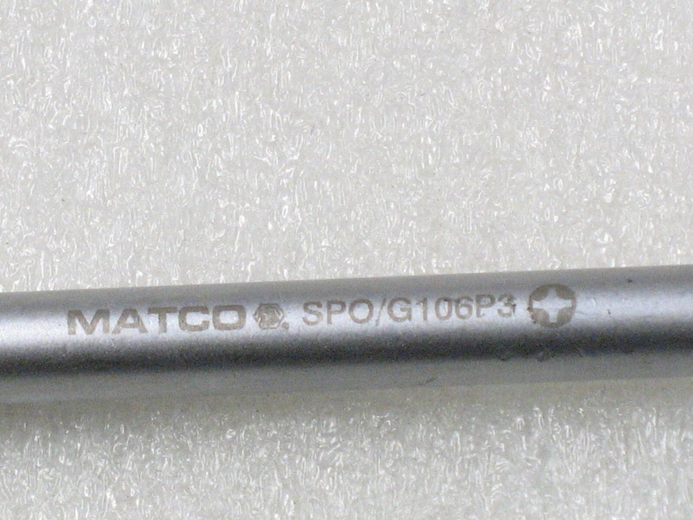 Matco Tools SPO/G106P3 #3 X 6” Phillips Screwdriver Orange Handle