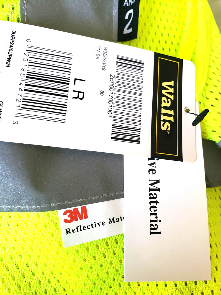 High Visibility Lime Green Road Worker Vist Larg Size