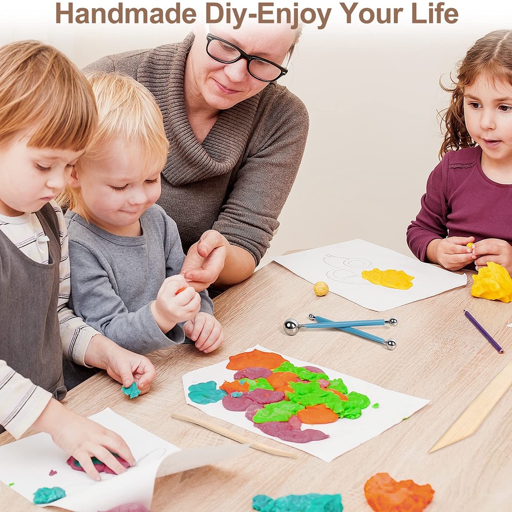 Nozomy Clay Tools,12PCS Pottery Sculpting Tool Set