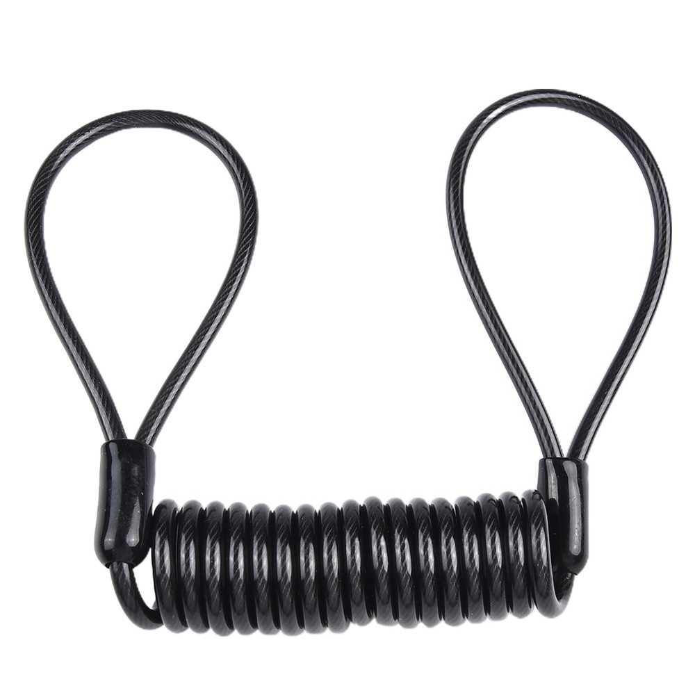 Cable Disc Lock Reminder 1pc 4mm Approx. 120cm Plastic Scooter Security