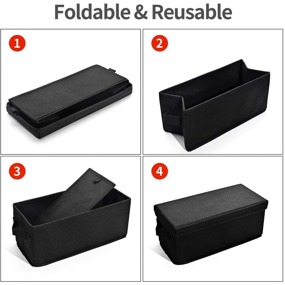 3 Pack CD Storage Box with Handle – Media Disk Organizer for CD & DVD #K