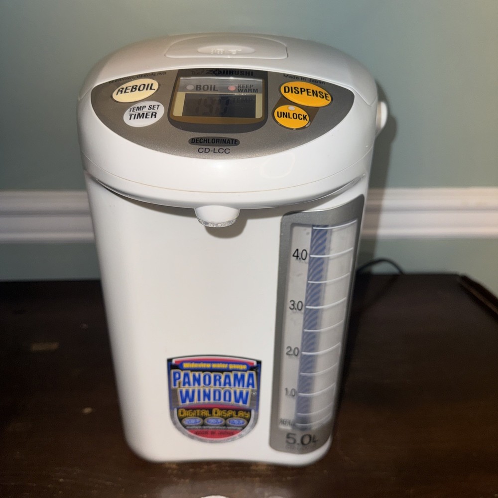 Zojirushi CD-LCQ50 Electric Dispensing Pot with a 5.0-liter capacity White