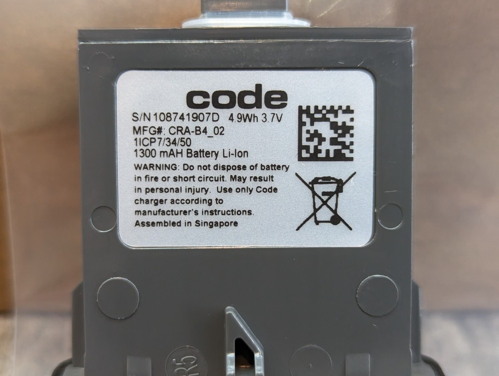 Code CRA-B4 CR3600 Battery, CR2300, CR3600, CR3600 DPM Barcode Readers 🔥New🔥