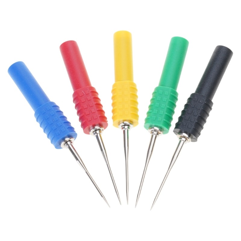 Multimeter Test Probe Back Probes Insulation Piercing Needle Car Repair Tool Set