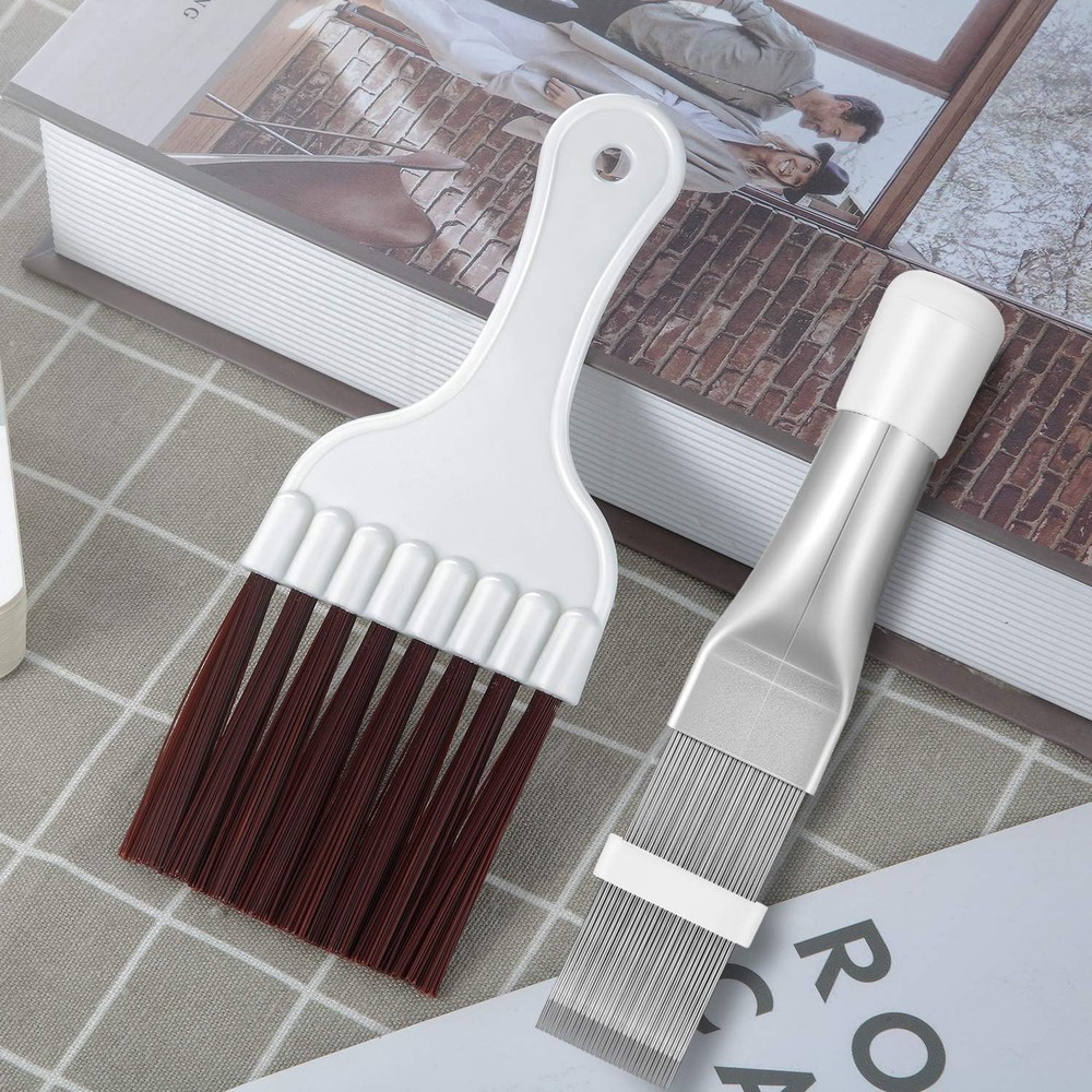 2-Piece Air Conditioner Fin Comb & Coil Cleaner - Essential Maintenance Tools