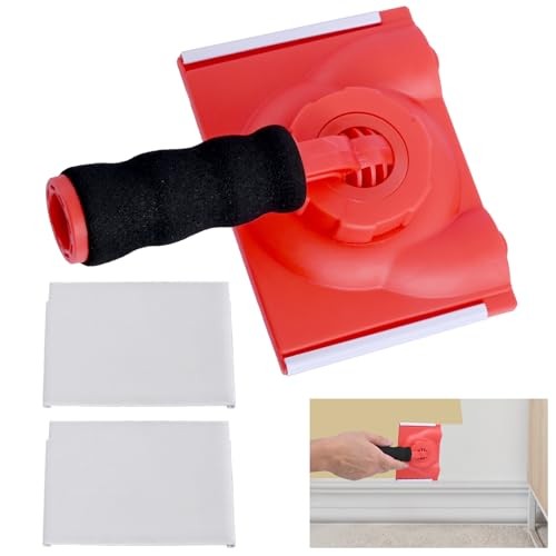 Paint Edge Trimmer, Paint Edger Tool for Walls with Two Replace Pad Adjustable
