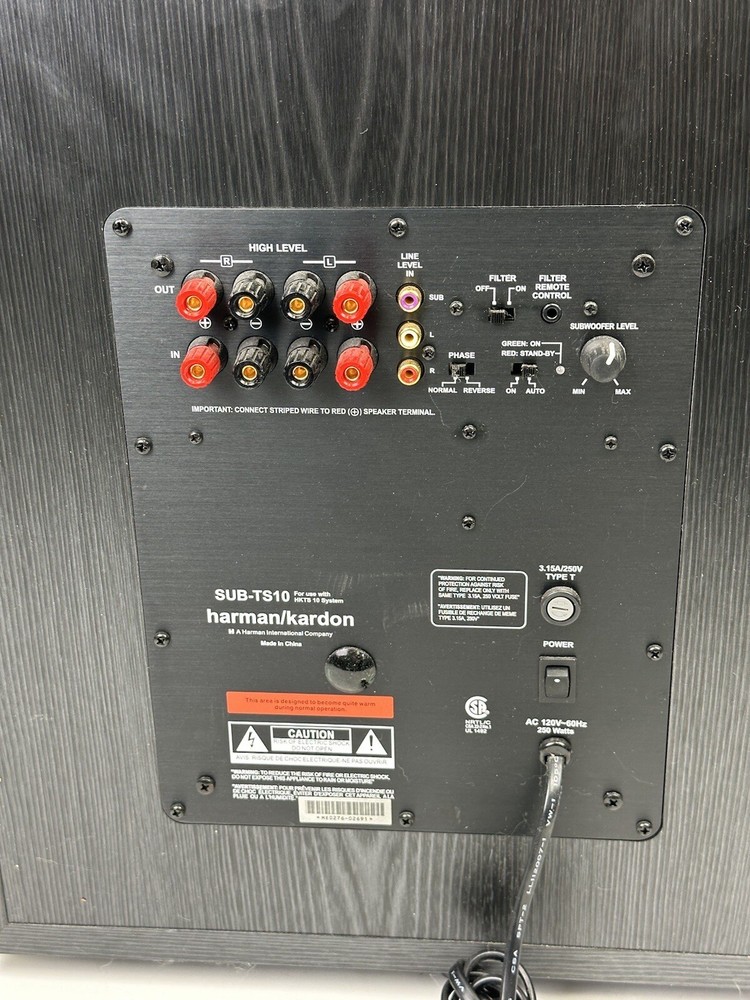 Harman Kardon Sub-TS10 Powered Subwoofer Amplifier