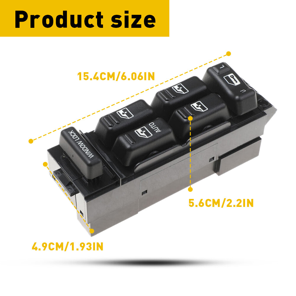 For 2000-2002 Chevy GMC Left Driver Side Master Power Window Door Switch Control