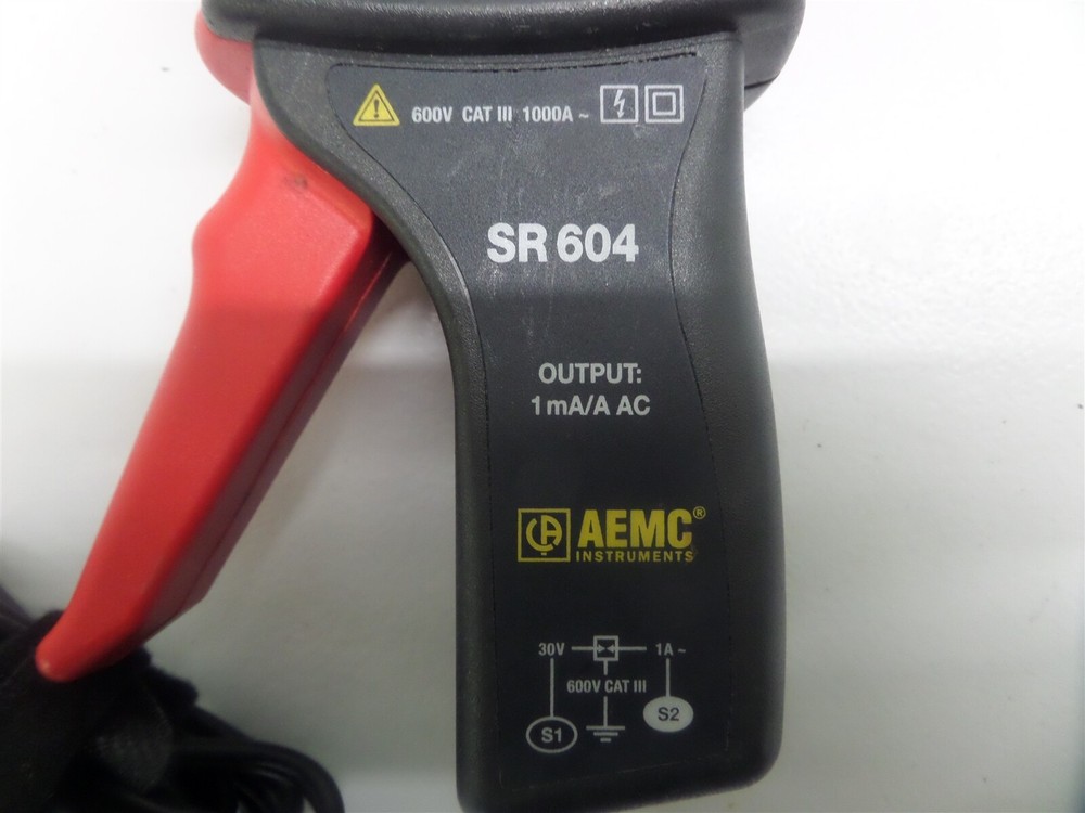 Aemc Cat III 600v 1000A Current Probe SR604