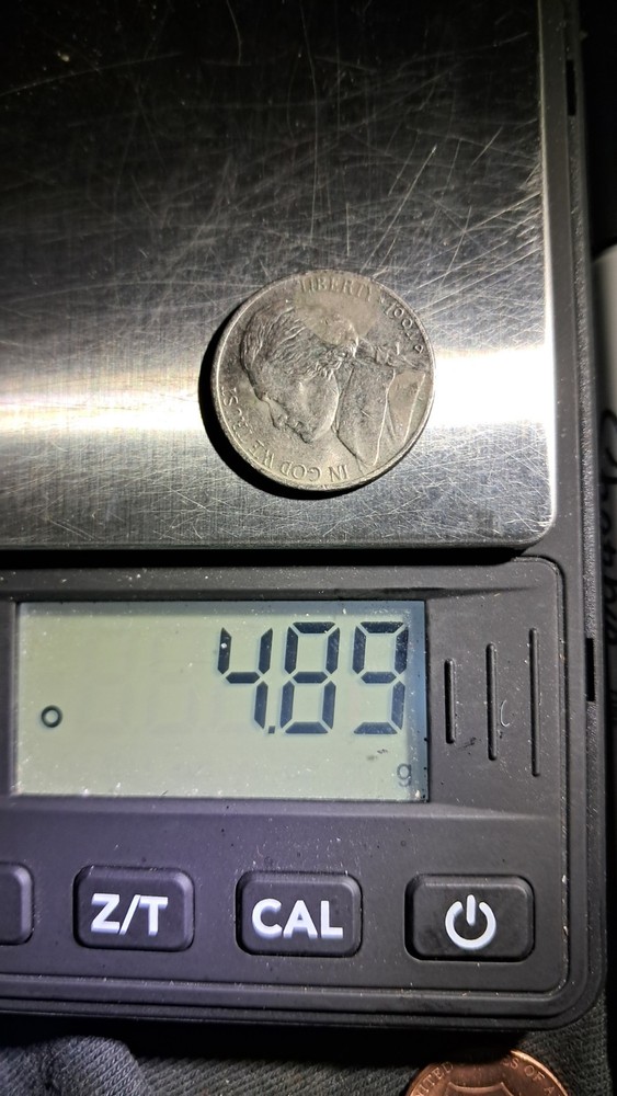 Possible planchet Error, 1994 D, Nickel #612