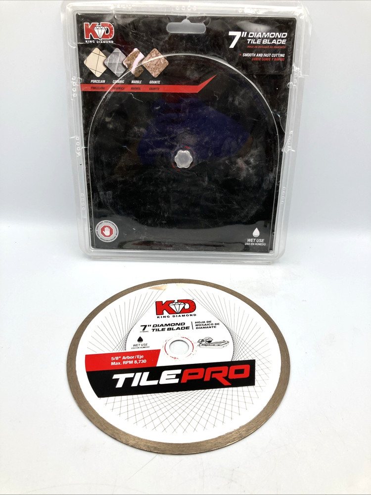 KING DIAMOND 7 in. Diamond Tile Circular Saw Blade