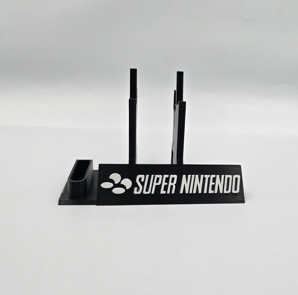 Snes Super Nintendo Controller Display Stand - Lerpo3D - 3D Printed