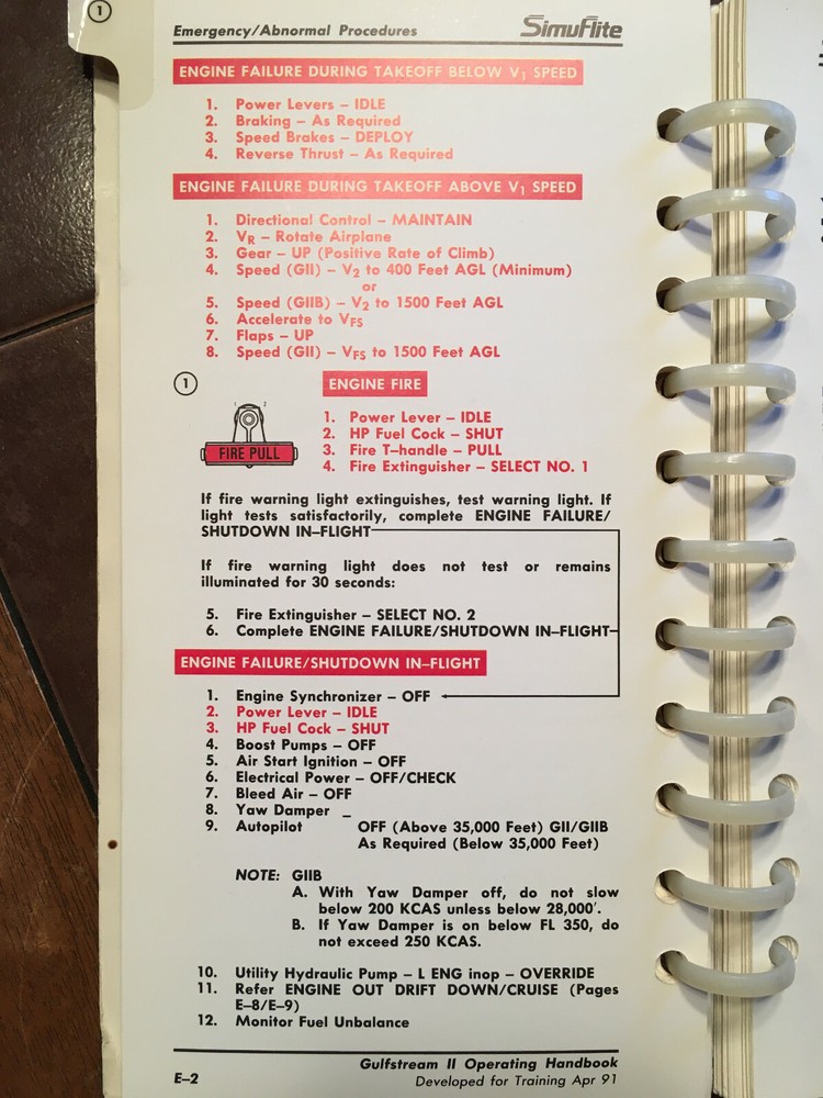 Gulfstream II Operating Handbook