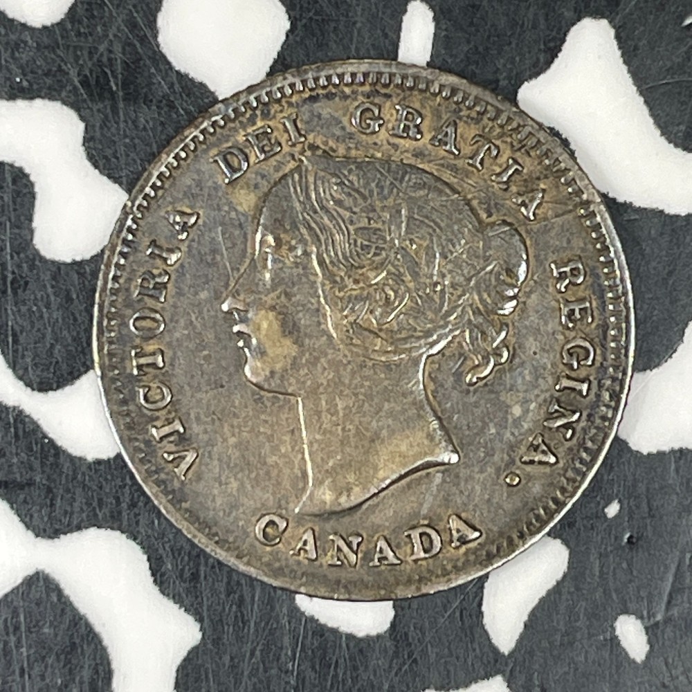 1901 Canada 5 Cents Lot#C8103 Silver! Nice!