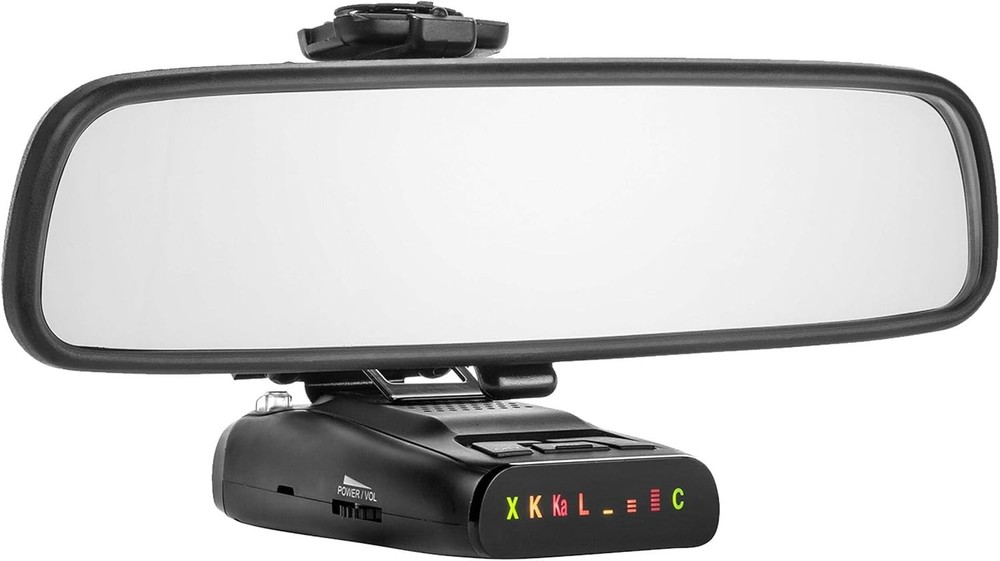 Secure Metal Mirror Mount Bracket for Uniden Radar Detectors - Easy Installation