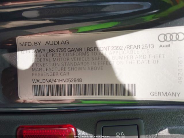 CONSOLE MTD CONTROLLER OEM 17-19 A4 AUDI 1YR WRNTY
