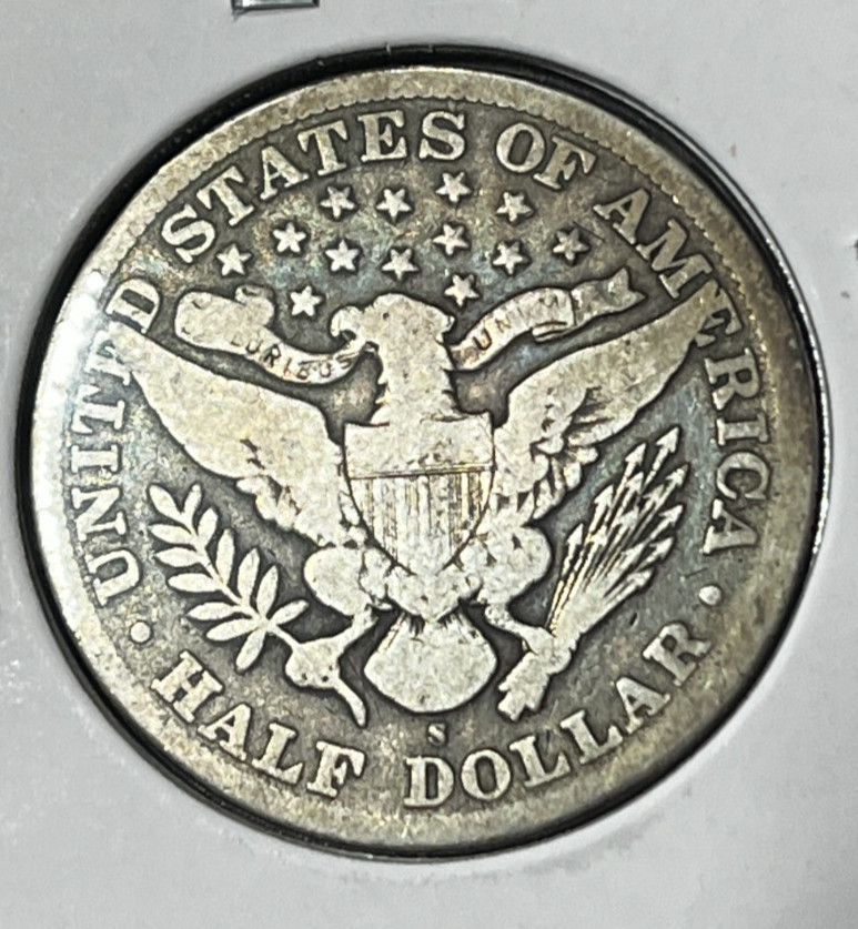 1892-S Barber Half Dollar - Better Grade -