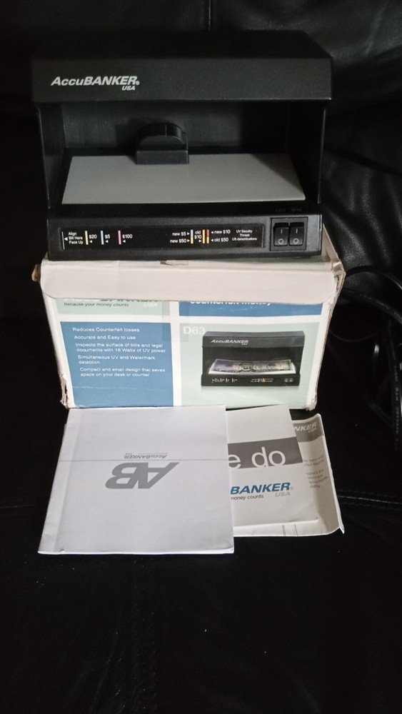 Accubanker D63 Compact Counterfeit Detector