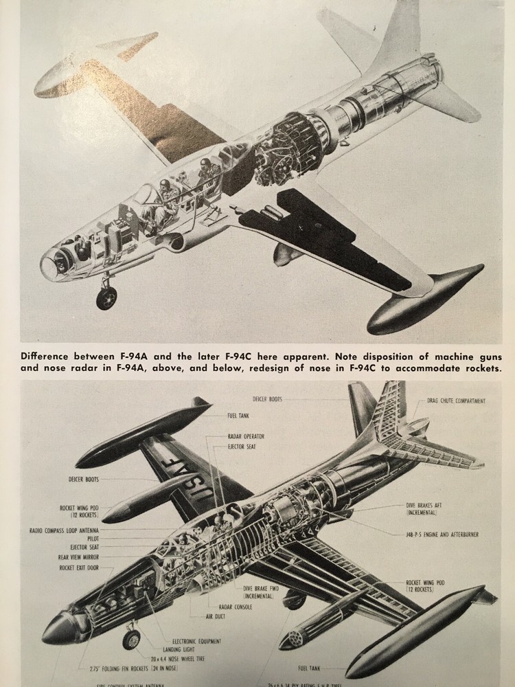 Lockheed F-94C Starfire Detailed Analysis Booklet from Air Age Technical Library